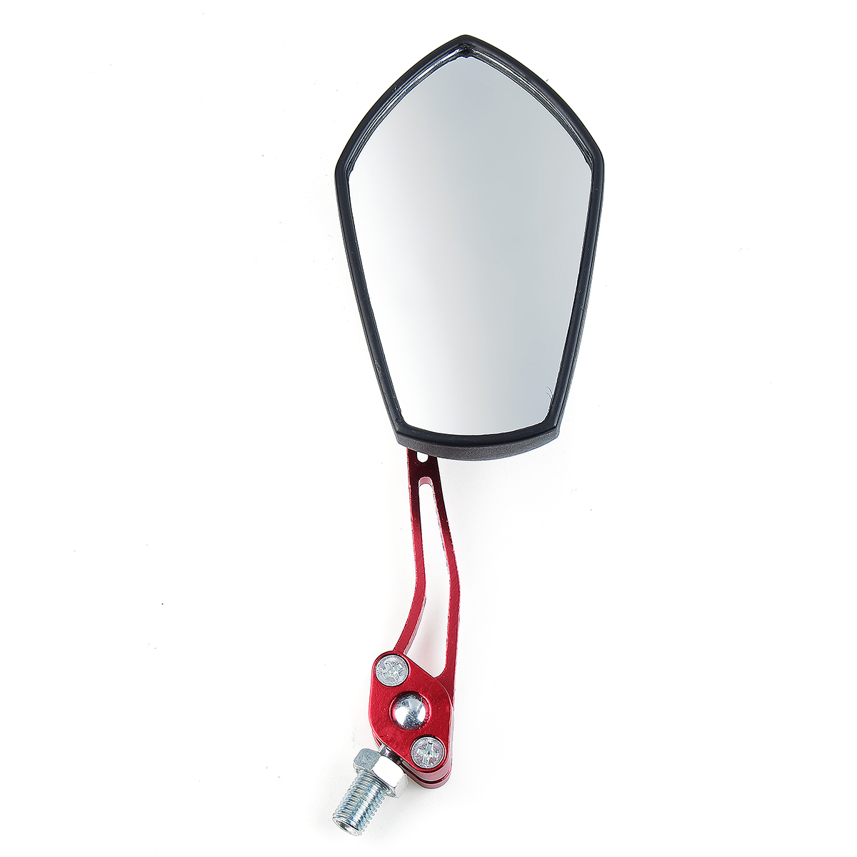 10Mm Universal Motorcycle Aluminum Rod Rearview Side Mirrors Sportbike for Honda - Auto GoShop
