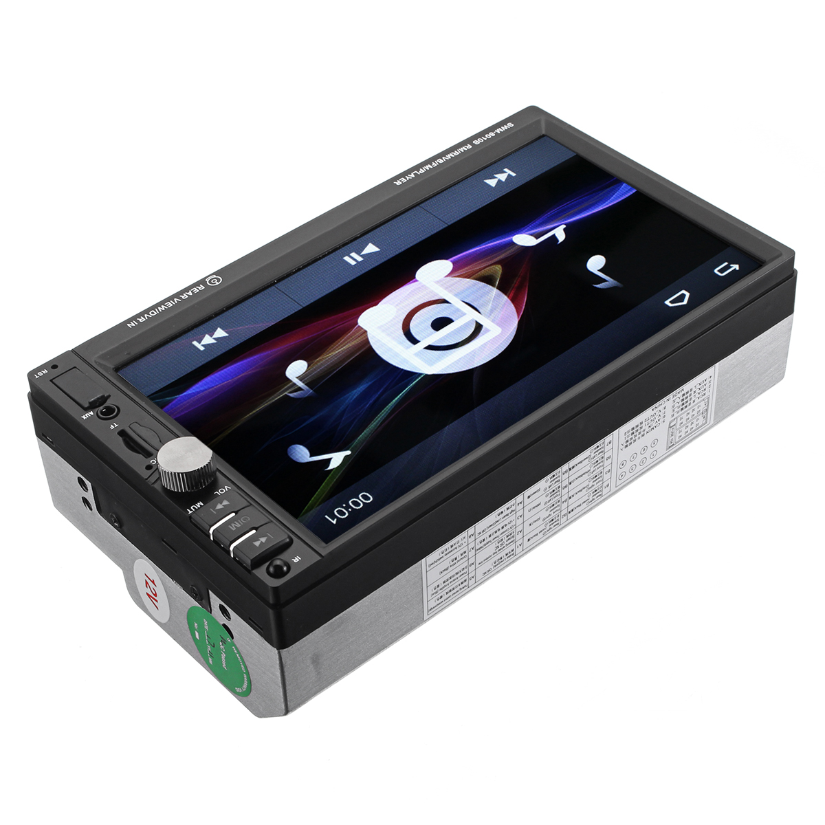 SWM-8010B 7 Inch Touch 2 Din MP5 Stereo Car DVD Player Bluetooth FM Radio Rear Camera - Auto GoShop