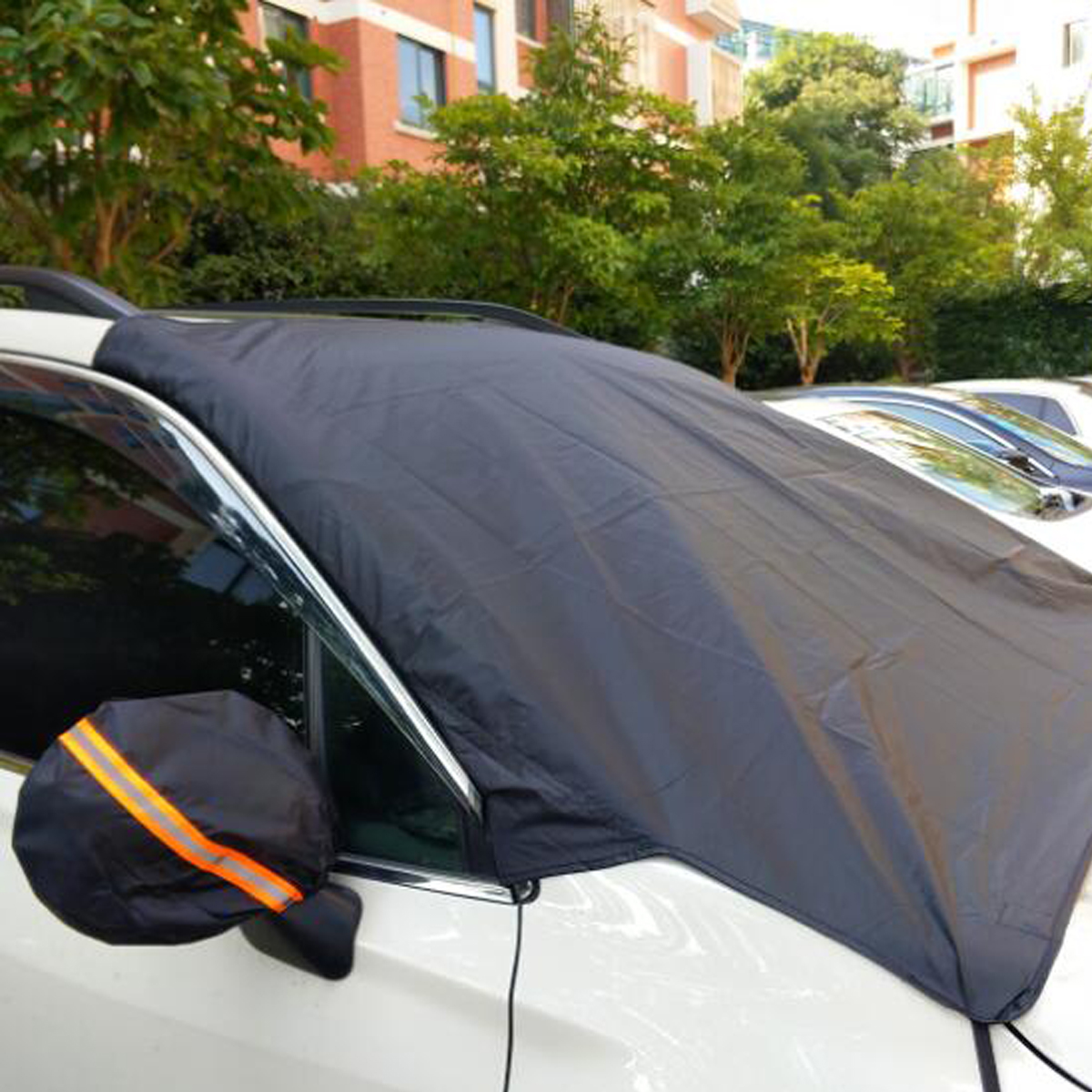 Universal Car Windshield Cover Snow Ice Protector SUV Truck Frost Guard Window Sun Shade - Auto GoShop