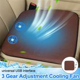 2 Built-In Fans Universal Cooling Fan Cool Cushion 3 Gear Ventilation Cushion - Auto GoShop