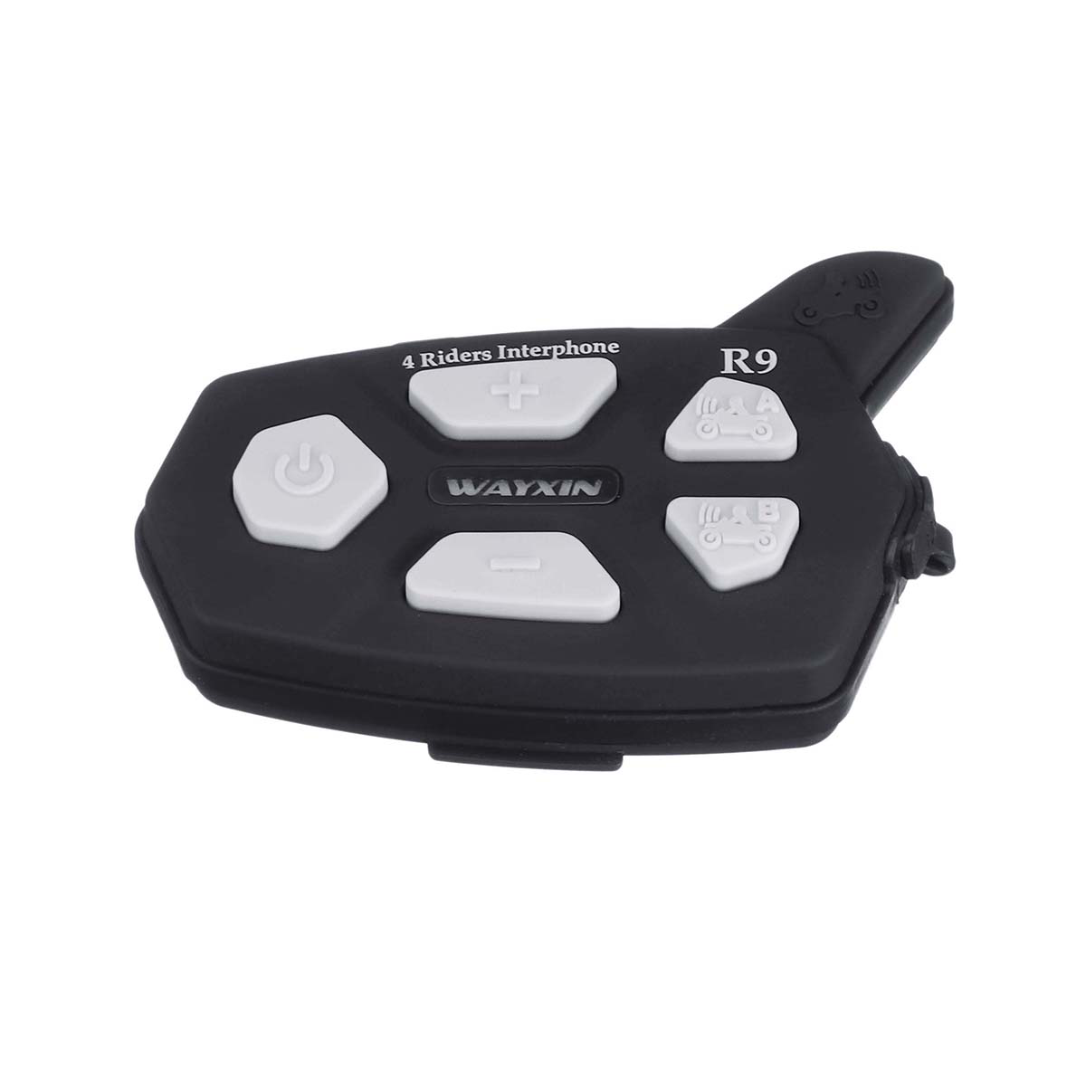 WAYXIN R9 1500M Universal Pairing Bluetooth 4 Riders Helmet Intercom Waterproof Motorcycle Full-Duplex FM Headsets Interphone - Auto GoShop