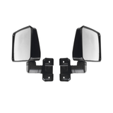 Black Car Door Mirror Heads Rear for Toyota Landcruiser 70 75 78 Series 1985-2013