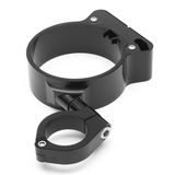 Black 39Mm Mount Relocation Bracket for Harley Sportster XL 883 1200 48