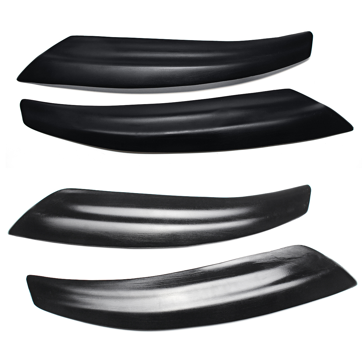 1 Pair Gloss Black / Matte Black Car Headlight Eyelids Eyebrow Brow Cover for SAAB 9-3 2000-2015 - Auto GoShop