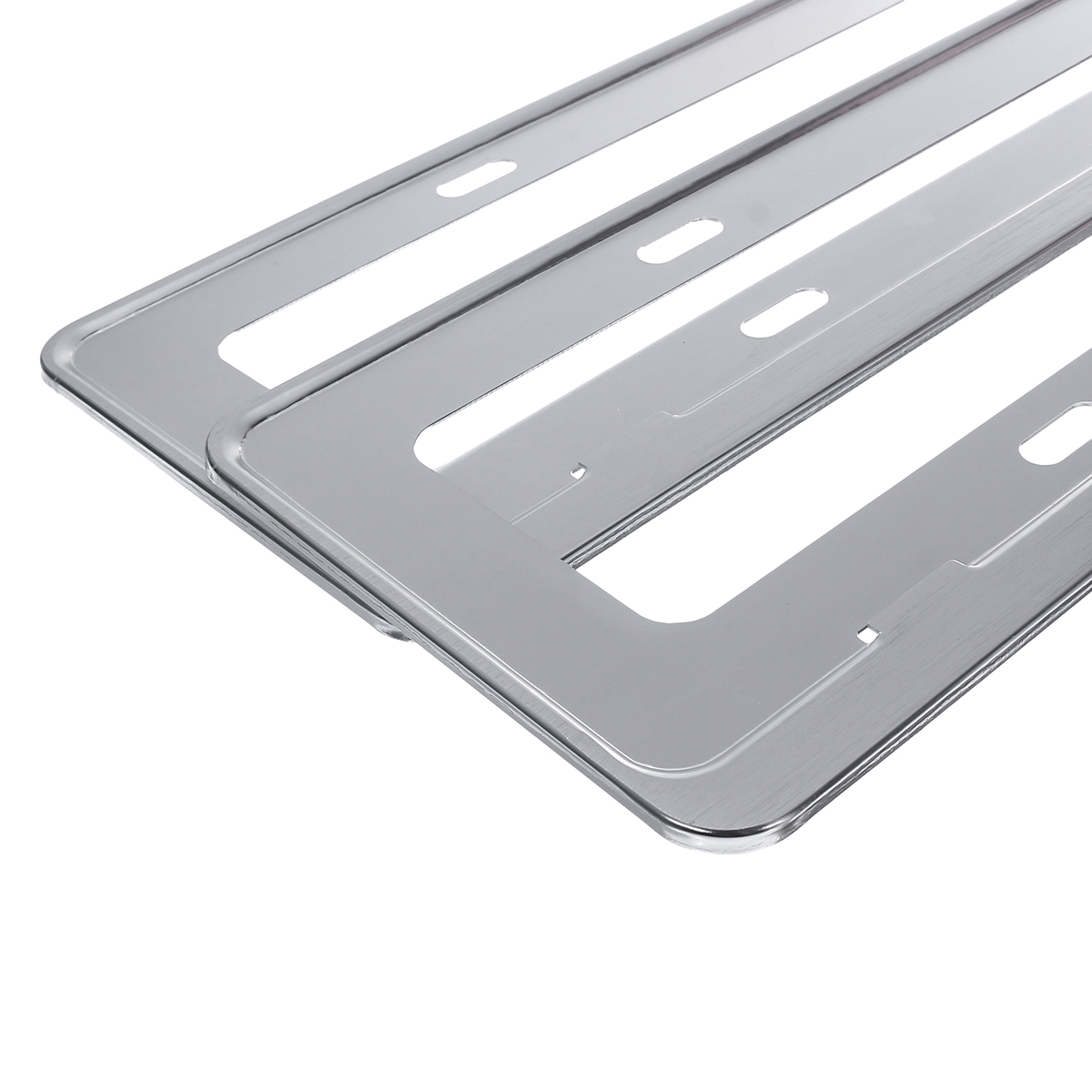 Aluminum Alloy Metal License Plate Frame Shield Professional for Tesla 3/S/X