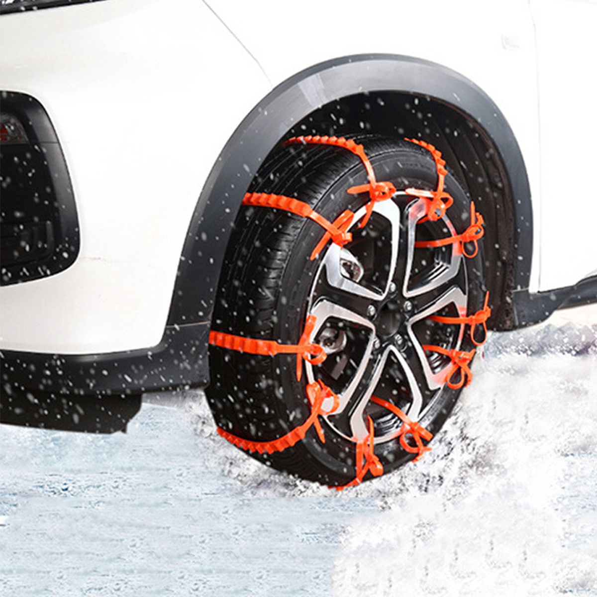 Car Truck SUV Wheel Anti-Skid Chain Anti-Slip Tire Tyre Cable Belt Snow Rain