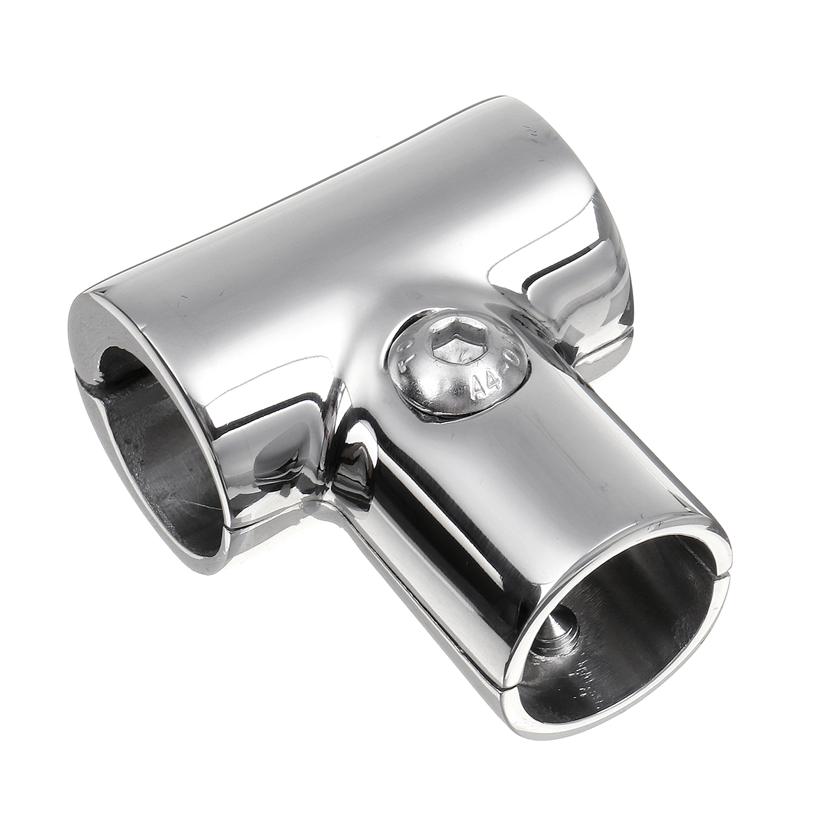 90° 3 Ways Separable Pipe Tube Connector Clamp 316 Stainless Steel Marine Boat Yacht Railing Handrail