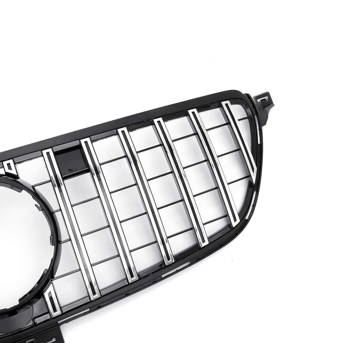 Silver GT Style Front Grille Grill for Mercedes Benz GLE Coupe W292 C292 GLE350 2016-2018