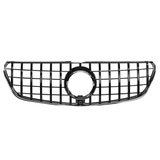 Glossy Black GTR Style Front Grill Grille for Mercedes-Benz V-Class W447 V250 V260 2015-2018