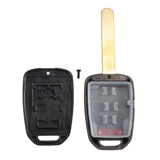 4 Buttons Remote Key Cover Shell Case Replacement for Honda Accord 2013-2015 - Auto GoShop