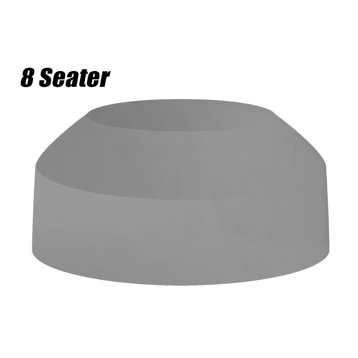 Waterproof Motorcycle Dustproof Cover Outdoor round Tablecloth Home Picnic Table Gray