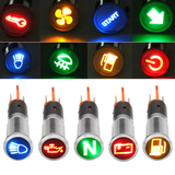 12V 24V 36V Metal 8Mm LED Dash Panel Warning Light Bulb Indicator Lamp Car Boat Van - Auto GoShop