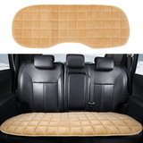 Black Universal Rear Car Plush Seat Cushion Comfortable Cover Pad Protector - Auto GoShop