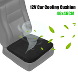 Universal Portable Car Cooling Cushion 3D Breathable Mesh Fabric Pad Built-In Fan 12V for Car Office Home