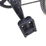 Black 9/16" 14Mm Bicycle Pedals Aluminum Plastic Reflective Road Mountain Bike