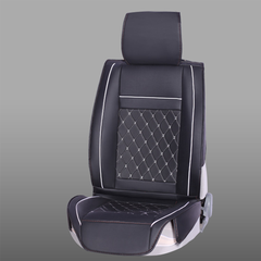 Universal Front Car Seat Cover Cushion Breathable PU Leather Ice Silk Pad - Auto GoShop