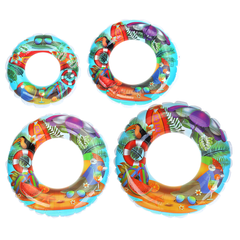 Inflatable Swimming Ring Float Toy Circle Beach Sea Party Humanized Design Ring - Auto GoShop