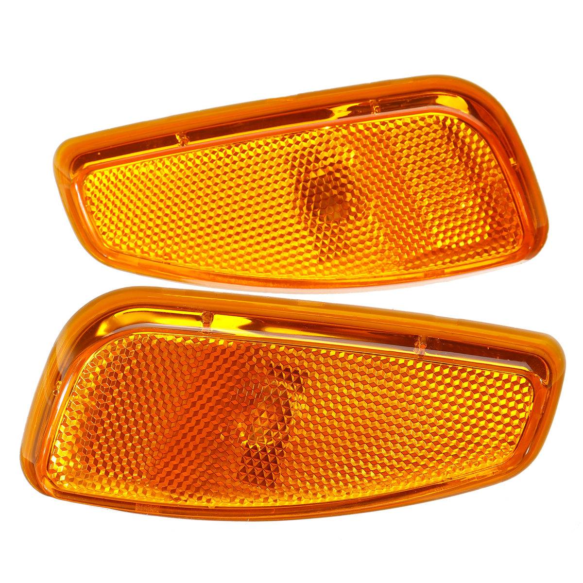 2Pcs Car Side Marker Lights Indicator Lamps with Cable Cover for Jeep Renegade 2015-2017