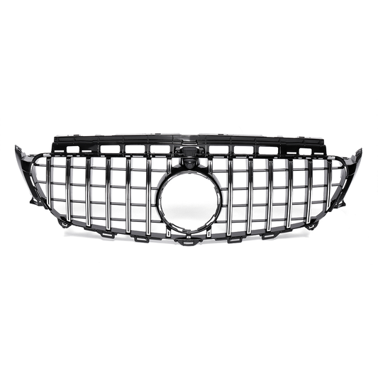 Front Grille for Mercedes Benz W213 E-Class Black 2016-2018 AMG GT R Look Grill - Auto GoShop