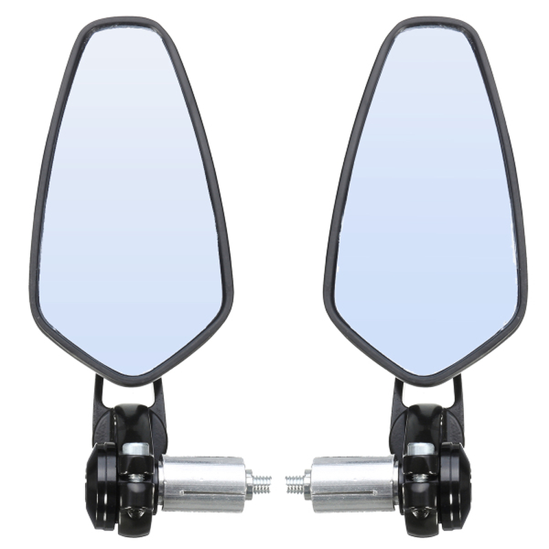 Pair 7/8 Inch Motorcycle Rear View Mirror Bar Accessories Aluminum Side Universal