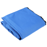 Blue 3 Bow 600D Bimini Top Boot Cover Marine Boat Shade Canopy Yacht Roof Tarpaulin Dust Cover with Zipper