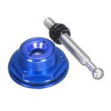 1 Pair Universal Metal Push Button Billet Hood Pins Bonnet Release Lock Clip Kit - Auto GoShop