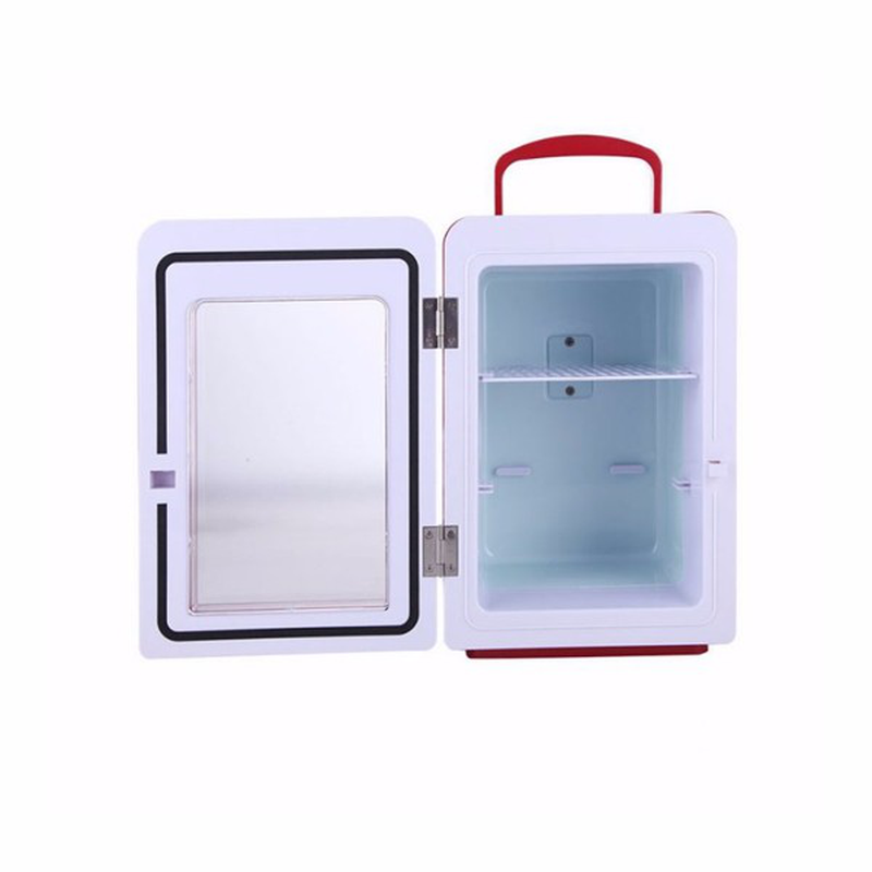 4L Mini Refrigerator Car Ice Box Mini Fridge 12V 220V Cool and Warm Container