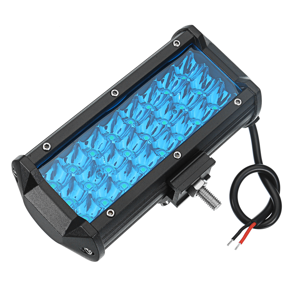 7 Inch 144W 24 LED Work Light Bar Spot Beam Car Driving Lamp for off Road SUV Truck