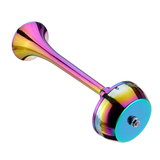 12V 126Db 130Hz Single Colorful Metal Electric Horn Short Long Tube