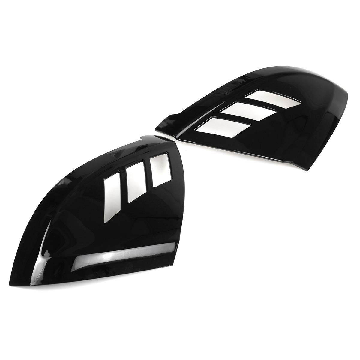1 Pair Glossy Black Rear View Mirror Cap Cover Add on Case Side Mirror Car Modification for AUDI A4 S4 RS4 A5 S5 RS5 All Models 2017-2020 - Auto GoShop