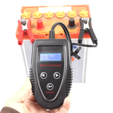 FOXSUR 12V 7V-15V LCD Battery Tester Analyzer Digital Motorcyclce Car Gel AGM WET CA SLA CCA IR SOH Batteries Professional Diagnostic Tool