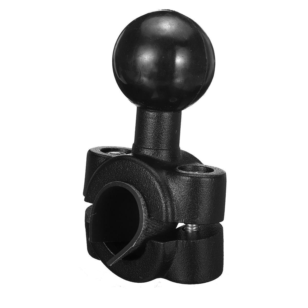 Mini Rail Base with 1" Ball for Motorcycle 0.35" to 0.61" Diameter Handlebar Mount