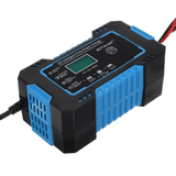 12V 6A Battery Charger Touch Screen Pulse Repair LCD Display for Car Motorcycle Lead-Acid Start-Stop Dry Water Battery