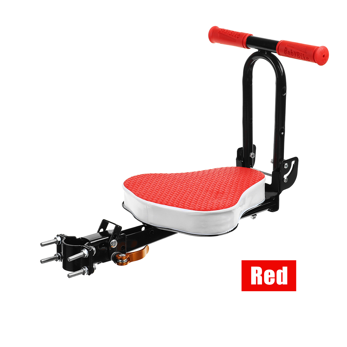 Black/Red Quick Dismounting Safety Seat for Electric Car /Bicycle Children Kids