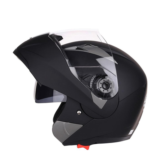 JIEKAI JK105 Motorcycle Helmet Flip up Unveiled Headpiece with Double Lens Electric Bike Men Anti-Fog All Seasons Helmets