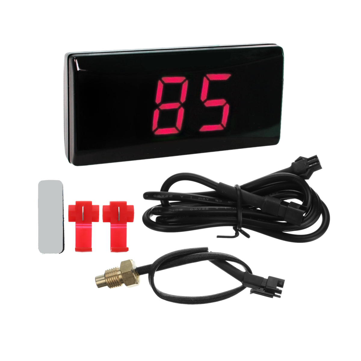 12V-24V Water Temperature Gauge Digital LED with Sensor Universial for Car Motorcycle