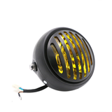 12V 5.75 Inch 35W Retro Circular Front round Headlamp for CG125 GN125 Motorcycle - Auto GoShop