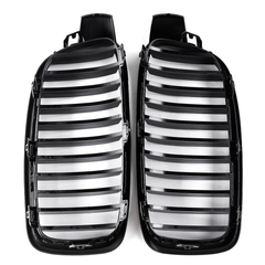 Pair Gloss Black Front Kidney Grille for BMW F30 F31 F35 320I 328I 330I