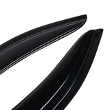 4Pcs for TOYOTA Camry Sport 2018-2020 Mugen Style 3D Wavy Black Plastic Exterior Visor Vent Shades Window Sun Rain Guard Deflector