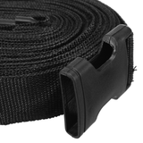 10M / 7.5M+5.7M Car Truck Covers Straps Outdoor Buckle Overbody Stormforce Black - Auto GoShop