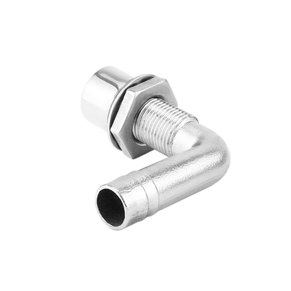 BSET MATEL Universal Marine Grade 316 Stainless Steel Fuel Gas Tank Vent Hardware with Gasket Flush Mount for 5/8" Hose