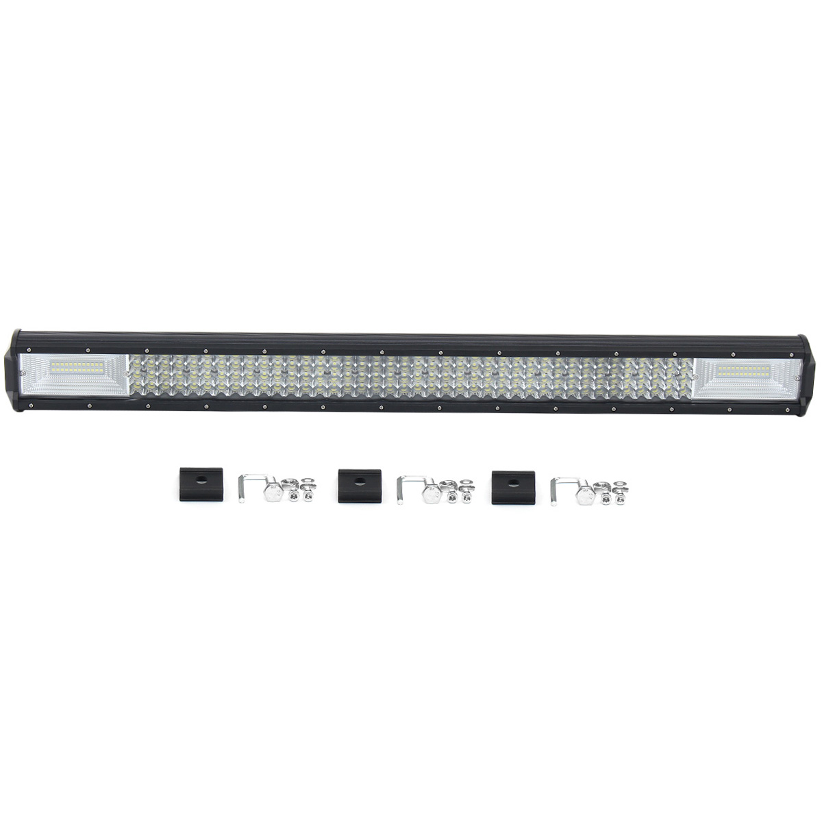 32" 208LED White LED Light Bar Aluminum Alloy Shell Work Light for ATV Off-Road 1800W Quad Row