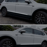 4Pcs Chrome Body Side Door Molding Trim Cover Garnish for VW Tiguan 2017-2019