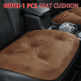 Front Car Plush Backrest Seat Cushion Soft Comfortable Cover Protect Winter Pad - Auto GoShop