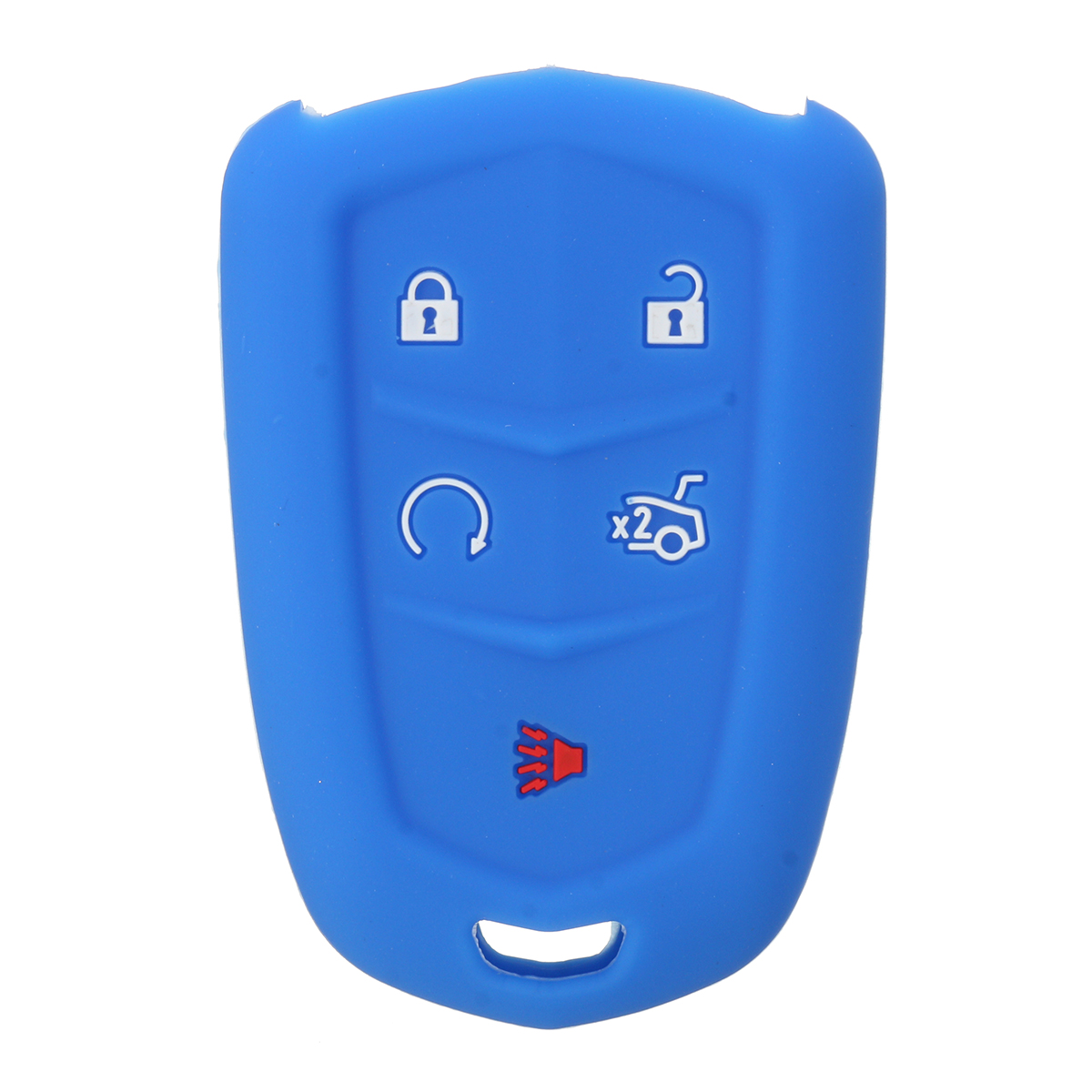 Car Key Cover 5 Buttons Silicone Remote Smart Key Cover Case for Cadillac SRX XTS CTS ATS-L