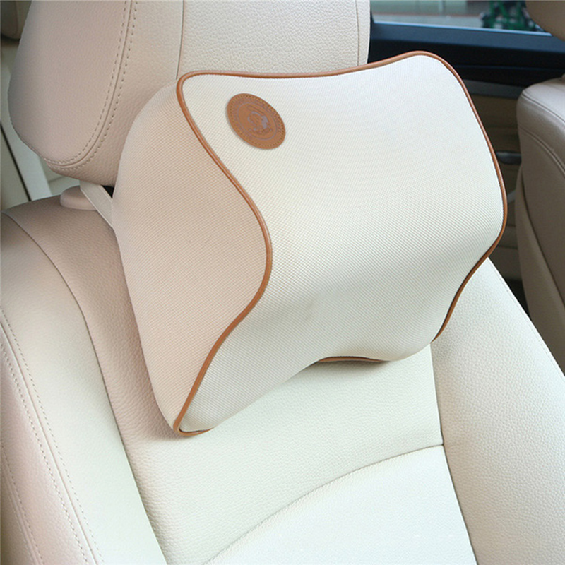Breathy Car Memory Cotton Head Rest Supplies Neck Auto Safety Pillow Nursing Waist - Auto GoShop