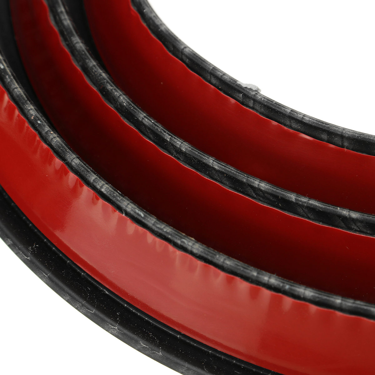 2PCS 1.5M Universal Rubber Car Mudguard Trim Strip Wheel Arch Protection Moldings