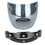 Open Face Motorcycle Helmet Bubble Visor Lens - Auto GoShop