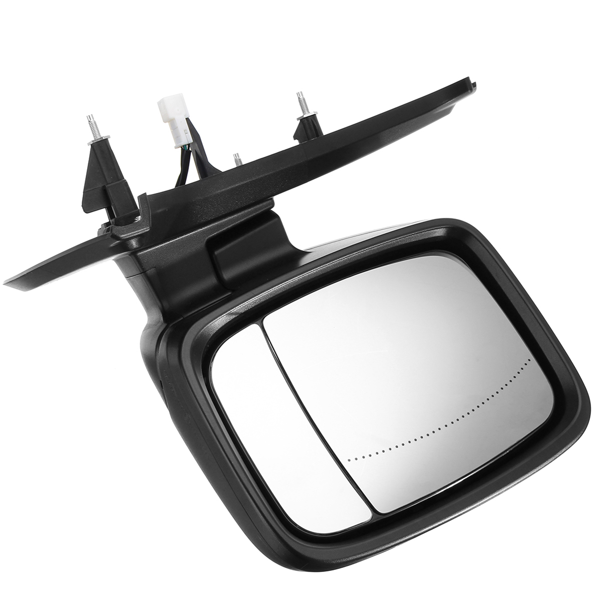 Car Right Electric Black Wing Mirror for Vauxhall Vivaro Renault Trafic Van 2015-18