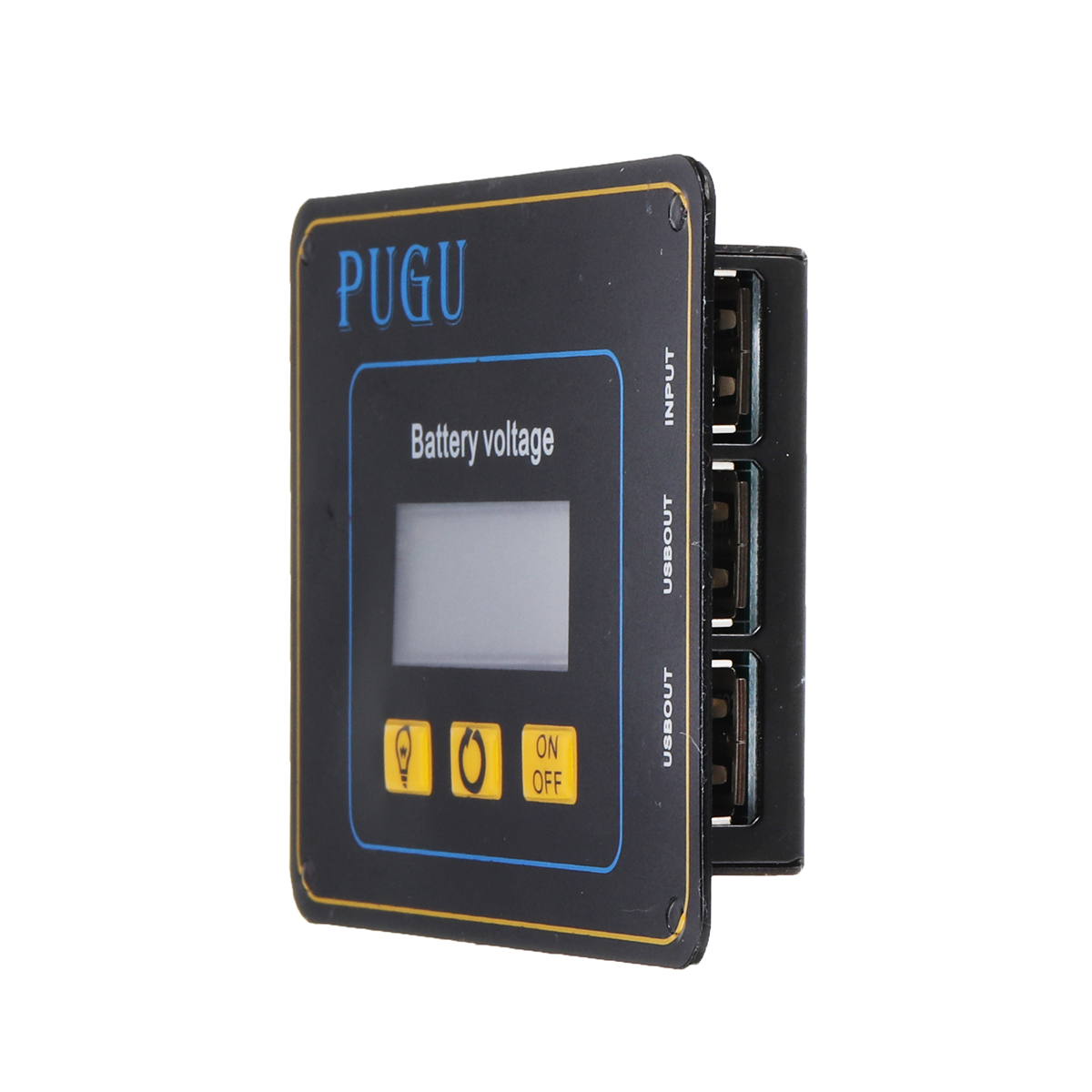 PUGU 2500W Car Power Inverter DC 12/24V to AC 110/220V Pure Sine Wave Converter with Remote Control External LED Screen